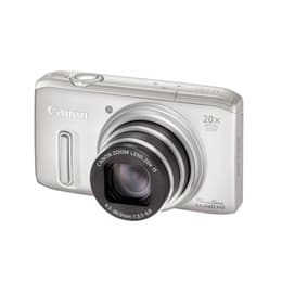 Macchina fotografica compatta PowerShot SX240HS - Argento + Canon Zoom lens 20x 4.5-90mm f/3.5-6.8 IS f/3.5-6.8