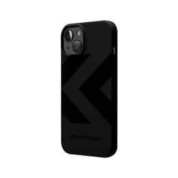 Back Market Cover iPhone 14 e shermo protettivo - Plastica riciclata - Nero (Chevron)