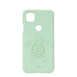 Cover Google Pixel 4A - Materiale naturale - Turchese
