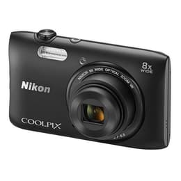 Macchina fotografica compatta Coolpix S5300 - Nero + Nikon Nikkor 8x Wide Optical Zoom 25-200mm f/3.7-6.6 f/3.7-6.6