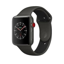 Apple Watch (Series 3) 2017 GPS 42 mm - Alluminio Grigio Siderale - Sport loop Nero