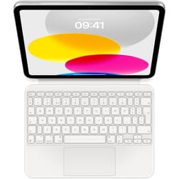 iPad Magic Keyboard Folio 10.9" (2022) - Bianco - QWERTY - Inglese (UK)