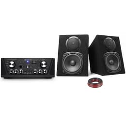Altoparlanti Gefroy Amplificateur Skytronic karaoké noir USB/SD/FM 160W + Enceintes Fenton DJ compactes 2x100W - Nero