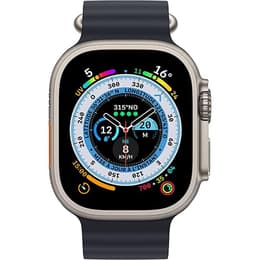 Apple Watch Ultra (2022) GPS + Cellular 49 mm - Titanio Titanio naturale - Cinturino Ocean Nero