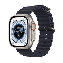 Apple Watch Ultra (2022) GPS + Cellular 49 mm - Titanio Titanio naturale - Cinturino Ocean Nero