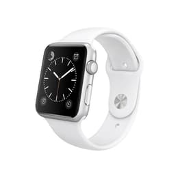 Apple Watch (Series 1) 2016 GPS 42 mm - Alluminio Argento - Sport Bianco
