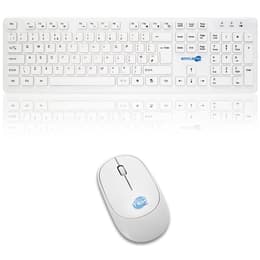 Simpletek Tastiera QWERTY Inglese wireless M&K INGLESE UK Kit Mouse and Keyboard