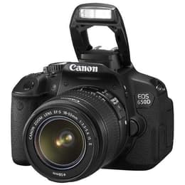 Reflex CanonEOS 650D - Nero + Obiettivo Canon Zoom Lens EF-S 18-55mm f/3.5-5.6