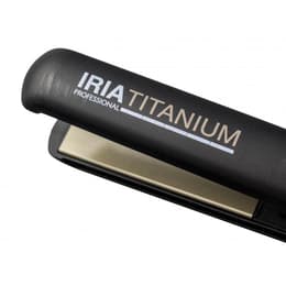 Piastre per capelli Italian Design Iria Titanium IDETITIRIA - Nero