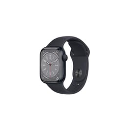 Apple Watch (Series 8) 2022 GPS 41 mm - Alluminio Nero - Cinturino Sport Nero