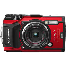 Fotocamera compatta Olympus Tough TG-5 - Rossa / Nera