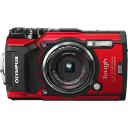 Macchina fotografica compatta Tough TG-5 - Rosso/Nero + Olympus Olympus Wide Optical Zoom 25-100 mm f/2-4.9 f/2-4.9