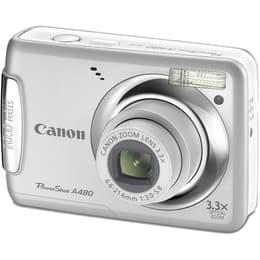 Macchina fotografica compatta PowerShot A480 - Bianco + Canon Zoom Lens 3.3X 6.6-21.6mm