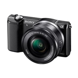 Macchina fotografica compatta Alpha Ilce 5000 - Nero + Sony Sony 16-50mm f/3.5-5.6 + Sony 55-210mm f/4.5-6.3 OSS f/3.5-5.6 + f/4.5-6.3