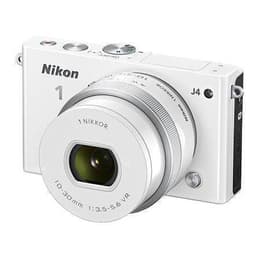 Ibrido - Nikon 1 J4  - Bianco + obiettivo VR 10-30