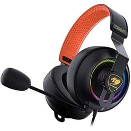 Cuffie riduzione del rumore gaming a filo con microfono Cougar Phontum Pro - Nero/Arancione