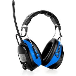 Cuffie riduzione del rumore wireless Auna Jackhammer - Blu