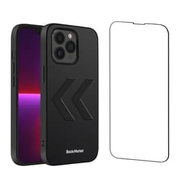 Back Market Cover iPhone 13 Pro Max e shermo protettivo - Plastica riciclata - Nero