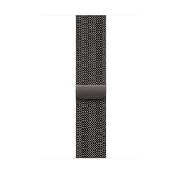 Apple Watch (2025) GPS + Cellular 46 mm - Titanio Ardesia - Loop in maglia milanese Nero