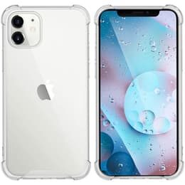 Cover iPhone 12 MINI e 2 schermi di protezione - TPU - Trasparente