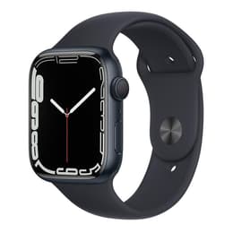 Apple Watch (Series 7) 2021 GPS 45 mm - Alluminio Mezzanotte - Cinturino Sport Nero