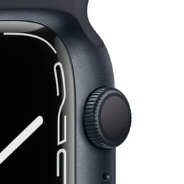 Apple Watch Series 7 (2021) GPS 45 mm - Alluminio Mezzanotte - Cinturino Sport Nero
