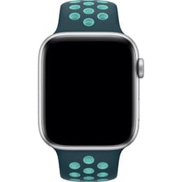 Apple Watch (Series 5) 2019 GPS 40 mm - Alluminio Argento - Cinturino Nike Sport Verde