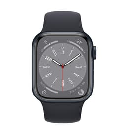 Apple Watch (Series 8) 2022 GPS + Cellular 41 mm - Alluminio Mezzanotte - Cinturino Sport Nero
