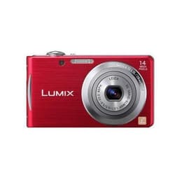 Macchina fotografica compatta Lumix DMC-FS16 - Rosso + Leica Leica DC Vario-Elmarit Asph 3.1-6.5 mm f/3.1-6.5 f/3.1-6.5