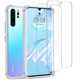 Cover Huawei P30 Pro/P30 Pro New Edition e 2 schermi di protezione - TPU - Trasparente