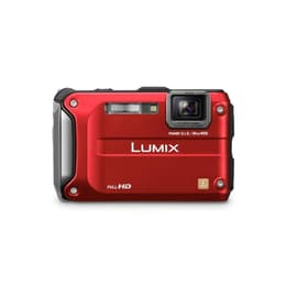 Macchina fotografica compatta Lumix DMC-FT3 - Rosso + Panasonic Leica DC Vario Elmar 28-128mm f/3.3–5.9 f/3.3–5.9
