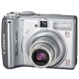 Macchina fotografica compatta Powershot A560 - Argento + Canon Canon Zoom Lens 4x 5.8-23.2mm f/2.6-5.5 f/2.6-5.5