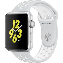 Apple Watch (Series 4) 2018 GPS 44 mm - Alluminio Argento - Sport Nike Bianco