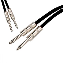 Câbles audio Enceintes/haut-parleurs Ibiza sound SONO - 2x Jack Mono MALE 6.35mm - Longueur 5M Cavo
