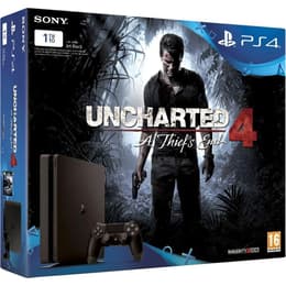 PlayStation 4 Slim 1000GB - Nero + Uncharted 4