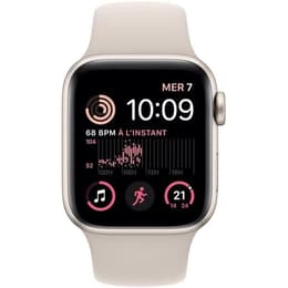 Apple Watch Series SE 2 (2022) GPS 44 mm - Alluminio Argento - Cinturino Sport Galassia