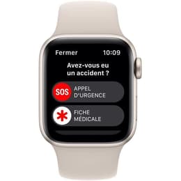 Apple Watch Series SE 2 (2022) GPS 44 mm - Alluminio Argento - Cinturino Sport Galassia