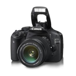 Reflex Canon EOS 550D - Nero + Obiettivo Canon EF-S 18 - 55 mm 3.5-5.6 III