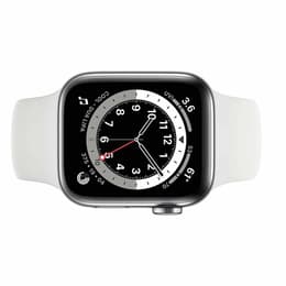 Apple Watch Series 6 (2020) GPS + Cellular 40 mm - Alluminio Argento - Cinturino Sport Bianco
