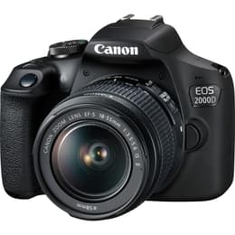 Reflex Canon EOS 2000D - Nero + obiettivo 18-55 IS + 55-250 IS
