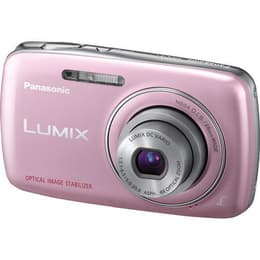 Macchina fotografica compatta Lumix DMC-S1 - Rosa + Panasonic Lumix DC Vario 4X Optical Zoom 28-112mm f/3.1-6.5 ASPH. Mega O.I.S. f/3.1-6.5