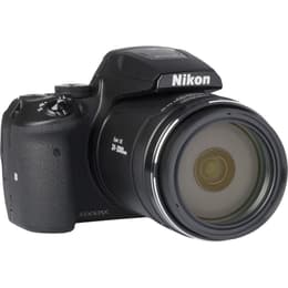 Fotocamera Bridge compatta - NIKON COOLPIX P900 - Nero + Obiettivo Nikkor 83X Wide Optical Zoom ED VR 24–2000mm f/2.8–6.5