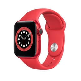Apple Watch (Series 6) 2020 GPS 44 mm - Titanio Rosso - Sport Rosso