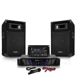 Ibiza Sound DJ300-BT + HP 500W Mixer Altoparlanti PA