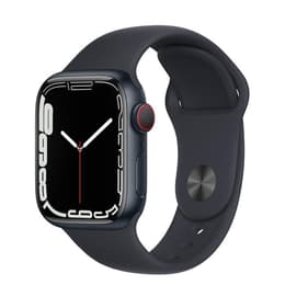 Apple Watch (Series 7) 2021 GPS + Cellular 45 mm - Alluminio Mezzanotte - Cinturino Sport Nero