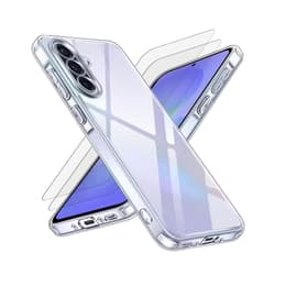 Cover Galaxy A36 e 2 schermi di protezione - TPU - Trasparente