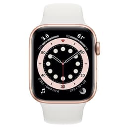 Apple Watch (Series 5) 2019 GPS + Cellular 44 mm - Alluminio Oro - Cinturino Sport Bianco