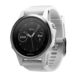 Smart Watch Cardio­frequenzimetro GPS Garmin Fenix 5S - Bianco