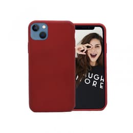 Cover iPhone 13 mini - Materiale naturale - Rosso