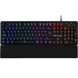 The G-Lab Tastiera AZERTY Francese retroilluminata Keyz Carbon E